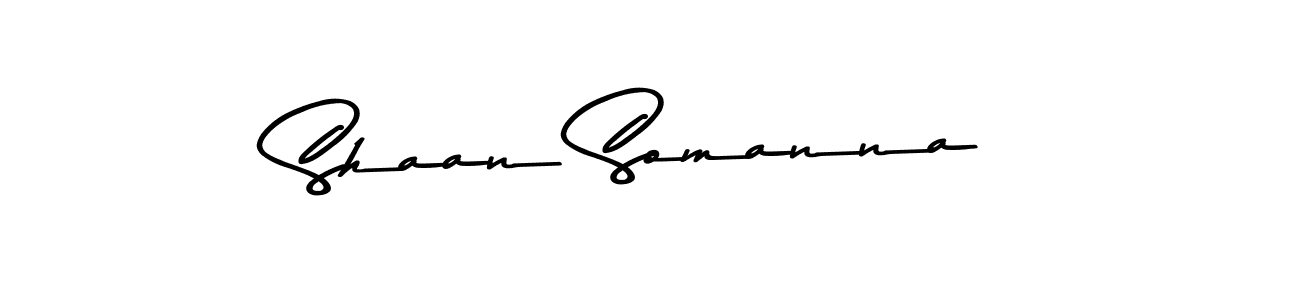 Also You can easily find your signature by using the search form. We will create Shaan Somanna name handwritten signature images for you free of cost using Asem Kandis PERSONAL USE sign style. Shaan Somanna signature style 9 images and pictures png