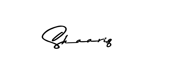 Make a beautiful signature design for name Shaariq. With this signature (Asem Kandis PERSONAL USE) style, you can create a handwritten signature for free. Shaariq signature style 9 images and pictures png
