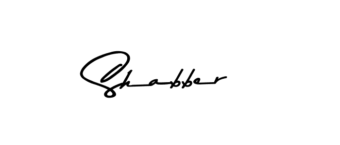 How to make Shabber signature? Asem Kandis PERSONAL USE is a professional autograph style. Create handwritten signature for Shabber name. Shabber signature style 9 images and pictures png