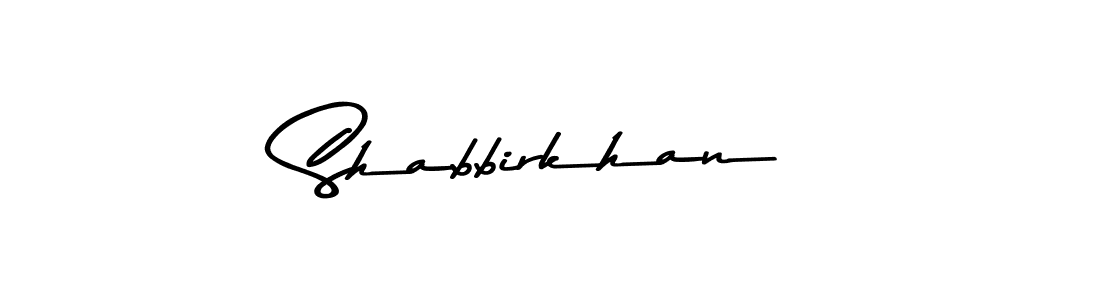 Design your own signature with our free online signature maker. With this signature software, you can create a handwritten (Asem Kandis PERSONAL USE) signature for name Shabbirkhan. Shabbirkhan signature style 9 images and pictures png