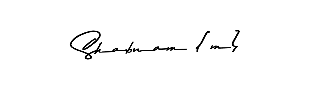 Make a beautiful signature design for name Shabnam (m). Use this online signature maker to create a handwritten signature for free. Shabnam (m) signature style 9 images and pictures png