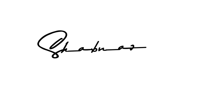 Create a beautiful signature design for name Shabnaz. With this signature (Asem Kandis PERSONAL USE) fonts, you can make a handwritten signature for free. Shabnaz signature style 9 images and pictures png