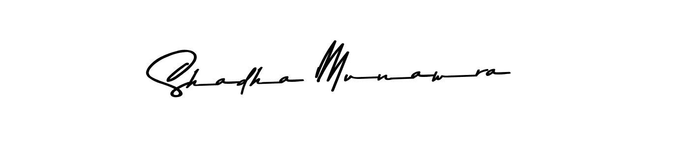 Also You can easily find your signature by using the search form. We will create Shadha Munawra name handwritten signature images for you free of cost using Asem Kandis PERSONAL USE sign style. Shadha Munawra signature style 9 images and pictures png