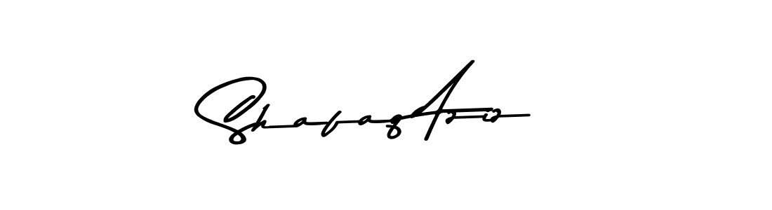 How to make Shafaq Aziz name signature. Use Asem Kandis PERSONAL USE style for creating short signs online. This is the latest handwritten sign. Shafaq Aziz signature style 9 images and pictures png
