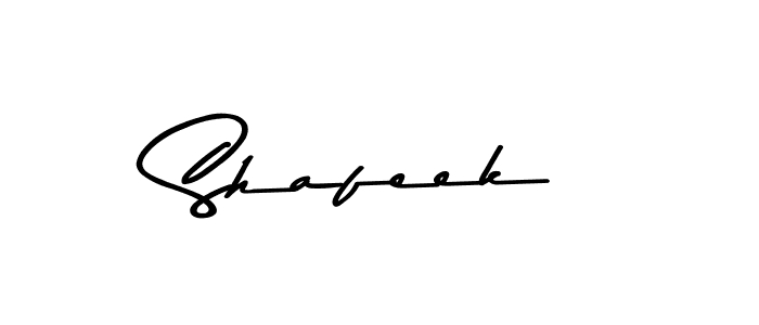 Design your own signature with our free online signature maker. With this signature software, you can create a handwritten (Asem Kandis PERSONAL USE) signature for name Shafeek. Shafeek signature style 9 images and pictures png