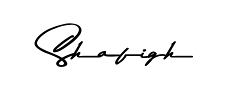 Transform the name Shafigh into a signature masterpiece using Asem Kandis PERSONAL USE font. Ideal for photographers, artists, and creators looking for watermarks. Shafigh signature style 9 images and pictures png