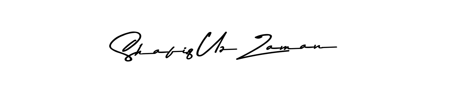 Make a beautiful signature design for name Shafiq Uz Zaman. With this signature (Asem Kandis PERSONAL USE) style, you can create a handwritten signature for free. Shafiq Uz Zaman signature style 9 images and pictures png