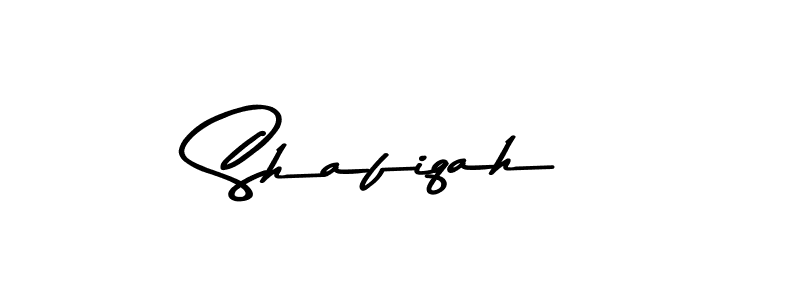 Make a beautiful signature design for name Shafiqah. With this signature (Asem Kandis PERSONAL USE) style, you can create a handwritten signature for free. Shafiqah signature style 9 images and pictures png