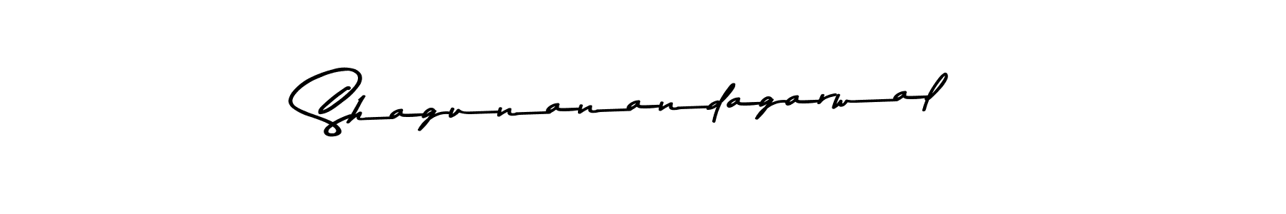 Shagunanandagarwal stylish signature style. Best Handwritten Sign (Asem Kandis PERSONAL USE) for my name. Handwritten Signature Collection Ideas for my name Shagunanandagarwal. Shagunanandagarwal signature style 9 images and pictures png