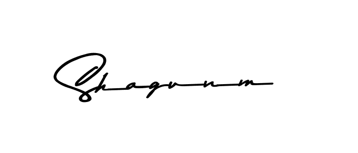 Shagunm stylish signature style. Best Handwritten Sign (Asem Kandis PERSONAL USE) for my name. Handwritten Signature Collection Ideas for my name Shagunm. Shagunm signature style 9 images and pictures png