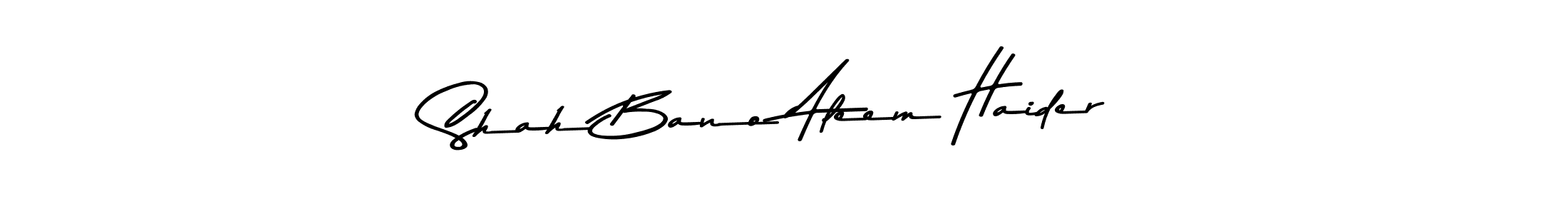 Use a signature maker to create a handwritten signature online. With this signature software, you can design (Asem Kandis PERSONAL USE) your own signature for name Shah Bano Aleem Haider. Shah Bano Aleem Haider signature style 9 images and pictures png