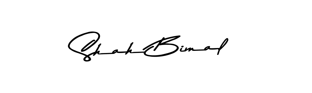 Design your own signature with our free online signature maker. With this signature software, you can create a handwritten (Asem Kandis PERSONAL USE) signature for name Shah Bimal. Shah Bimal signature style 9 images and pictures png