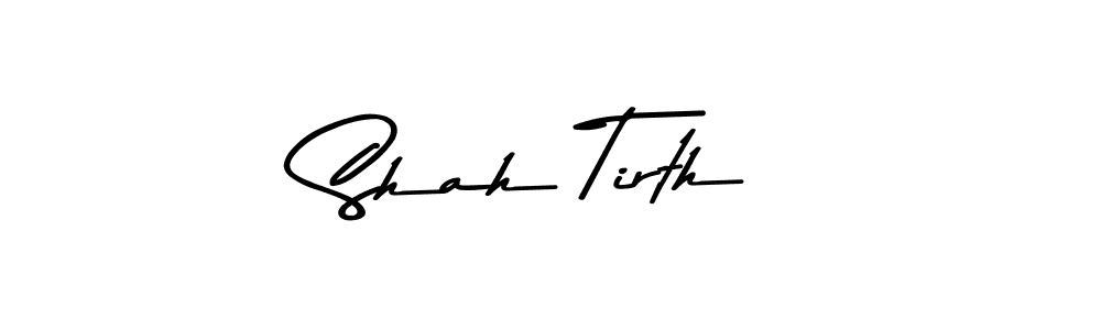 Also You can easily find your signature by using the search form. We will create Shah Tirth name handwritten signature images for you free of cost using Asem Kandis PERSONAL USE sign style. Shah Tirth signature style 9 images and pictures png