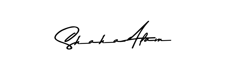 Use a signature maker to create a handwritten signature online. With this signature software, you can design (Asem Kandis PERSONAL USE) your own signature for name Shaha Alam. Shaha Alam signature style 9 images and pictures png