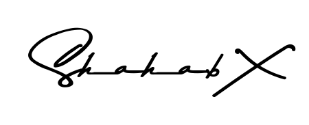 Practice writing Shahab X with the flow of Asem Kandis PERSONAL USE lettering. A fantastic source of inspiration for developing your personal signature style. Shahab X signature style 9 images and pictures png