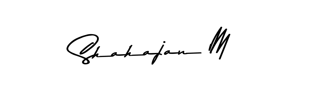 Also You can easily find your signature by using the search form. We will create Shahajan M name handwritten signature images for you free of cost using Asem Kandis PERSONAL USE sign style. Shahajan M signature style 9 images and pictures png