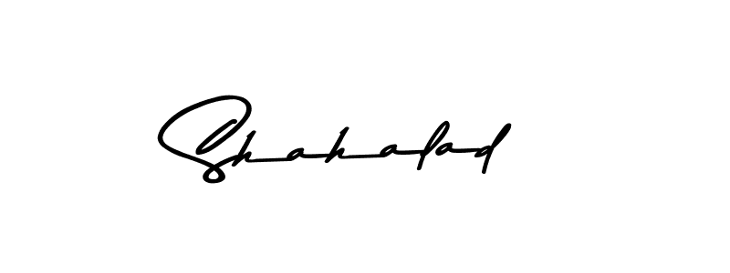 Design your own signature with our free online signature maker. With this signature software, you can create a handwritten (Asem Kandis PERSONAL USE) signature for name Shahalad. Shahalad signature style 9 images and pictures png