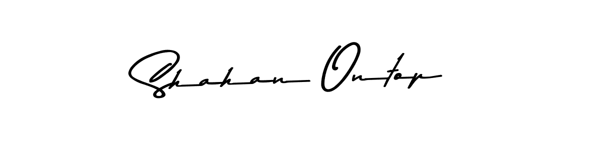 Check out images of Autograph of Shahan Ontop name. Actor Shahan Ontop Signature Style. Asem Kandis PERSONAL USE is a professional sign style online. Shahan Ontop signature style 9 images and pictures png