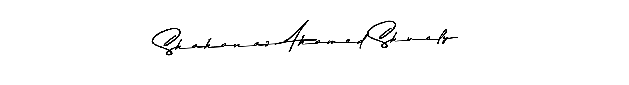 See photos of Shahanaz Ahamed Shuely official signature by Spectra . Check more albums & portfolios. Read reviews & check more about Asem Kandis PERSONAL USE font. Shahanaz Ahamed Shuely signature style 9 images and pictures png