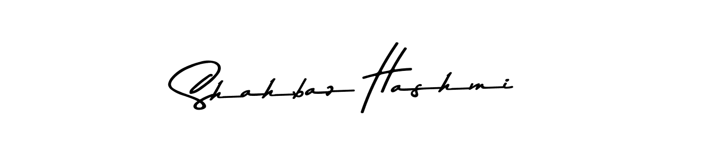 Use a signature maker to create a handwritten signature online. With this signature software, you can design (Asem Kandis PERSONAL USE) your own signature for name Shahbaz Hashmi. Shahbaz Hashmi signature style 9 images and pictures png