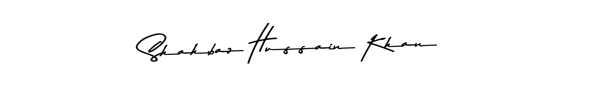 Use a signature maker to create a handwritten signature online. With this signature software, you can design (Asem Kandis PERSONAL USE) your own signature for name Shahbaz Hussain Khan. Shahbaz Hussain Khan signature style 9 images and pictures png