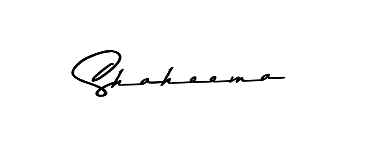 Use a signature maker to create a handwritten signature online. With this signature software, you can design (Asem Kandis PERSONAL USE) your own signature for name Shaheema. Shaheema signature style 9 images and pictures png