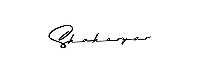 Use a signature maker to create a handwritten signature online. With this signature software, you can design (Asem Kandis PERSONAL USE) your own signature for name Shaheryar. Shaheryar signature style 9 images and pictures png