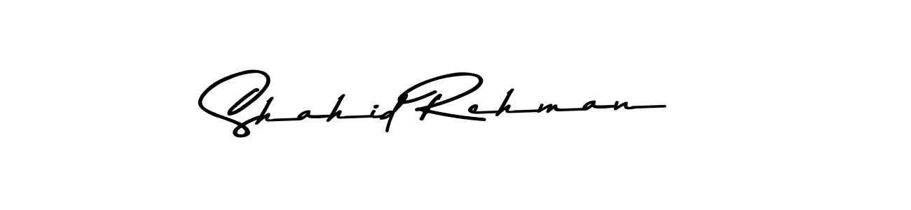 Use a signature maker to create a handwritten signature online. With this signature software, you can design (Asem Kandis PERSONAL USE) your own signature for name Shahid Rehman. Shahid Rehman signature style 9 images and pictures png