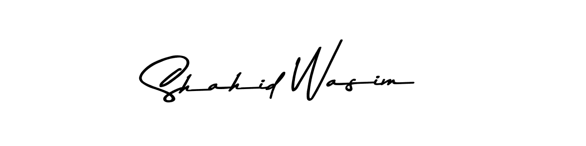 You can use this online signature creator to create a handwritten signature for the name Shahid Wasim. This is the best online autograph maker. Shahid Wasim signature style 9 images and pictures png