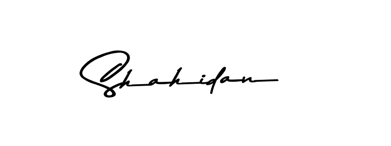 Make a beautiful signature design for name Shahidan. With this signature (Asem Kandis PERSONAL USE) style, you can create a handwritten signature for free. Shahidan signature style 9 images and pictures png