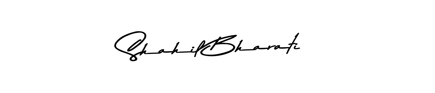 Also You can easily find your signature by using the search form. We will create Shahil Bharati name handwritten signature images for you free of cost using Asem Kandis PERSONAL USE sign style. Shahil Bharati signature style 9 images and pictures png