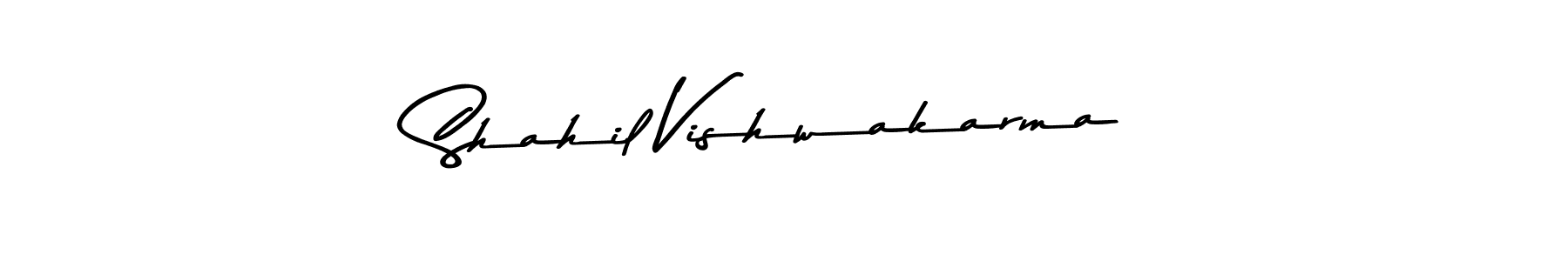 How to make Shahil Vishwakarma signature? Asem Kandis PERSONAL USE is a professional autograph style. Create handwritten signature for Shahil Vishwakarma name. Shahil Vishwakarma signature style 9 images and pictures png