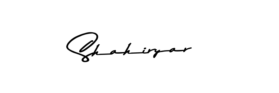 Design your own signature with our free online signature maker. With this signature software, you can create a handwritten (Asem Kandis PERSONAL USE) signature for name Shahiryar. Shahiryar signature style 9 images and pictures png