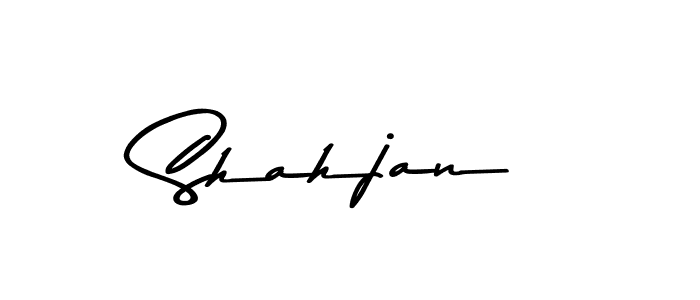 Design your own signature with our free online signature maker. With this signature software, you can create a handwritten (Asem Kandis PERSONAL USE) signature for name Shahjan. Shahjan signature style 9 images and pictures png