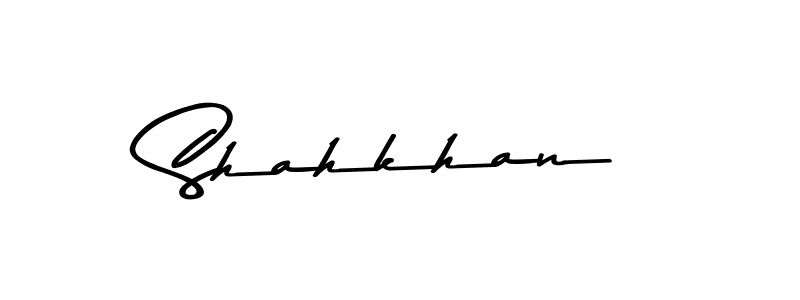 Design your own signature with our free online signature maker. With this signature software, you can create a handwritten (Asem Kandis PERSONAL USE) signature for name Shahkhan. Shahkhan signature style 9 images and pictures png