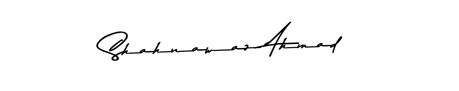 Design your own signature with our free online signature maker. With this signature software, you can create a handwritten (Asem Kandis PERSONAL USE) signature for name Shahnawaz Ahmad. Shahnawaz Ahmad signature style 9 images and pictures png