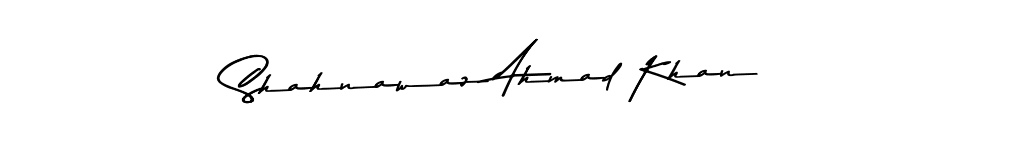 Create a beautiful signature design for name Shahnawaz Ahmad Khan. With this signature (Asem Kandis PERSONAL USE) fonts, you can make a handwritten signature for free. Shahnawaz Ahmad Khan signature style 9 images and pictures png