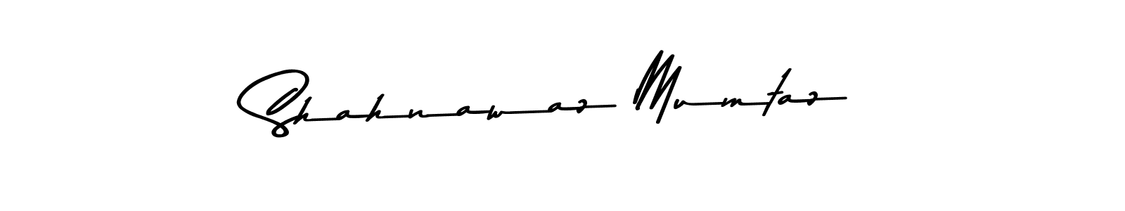How to make Shahnawaz Mumtaz name signature. Use Asem Kandis PERSONAL USE style for creating short signs online. This is the latest handwritten sign. Shahnawaz Mumtaz signature style 9 images and pictures png