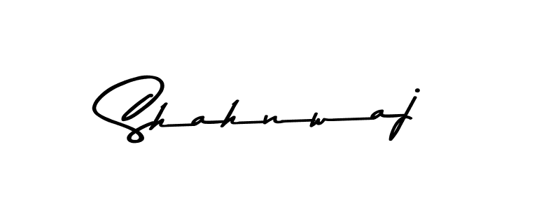 How to make Shahnwaj name signature. Use Asem Kandis PERSONAL USE style for creating short signs online. This is the latest handwritten sign. Shahnwaj signature style 9 images and pictures png