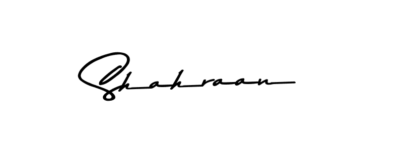 Make a beautiful signature design for name Shahraan. With this signature (Asem Kandis PERSONAL USE) style, you can create a handwritten signature for free. Shahraan signature style 9 images and pictures png