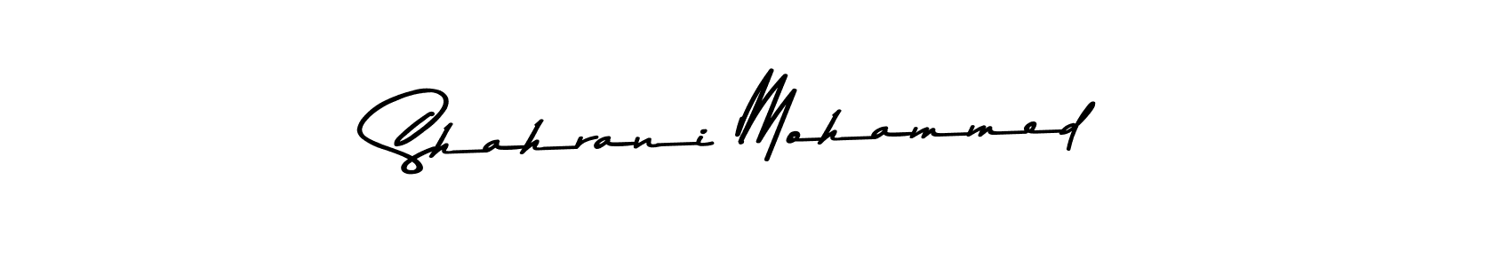 Use a signature maker to create a handwritten signature online. With this signature software, you can design (Asem Kandis PERSONAL USE) your own signature for name Shahrani Mohammed. Shahrani Mohammed signature style 9 images and pictures png