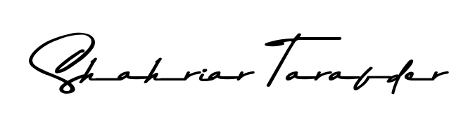 Upgrade your professional image with Shahriar Tarafder signature created with Asem Kandis PERSONAL USE font. Fast, free, and watermark-free download. Shahriar Tarafder signature style 9 images and pictures png