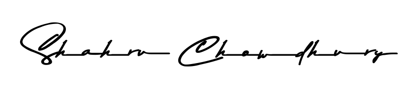 Make a beautiful signature design for name Shahru Chowdhury. Use this online signature maker to create a handwritten signature for free. Shahru Chowdhury signature style 9 images and pictures png