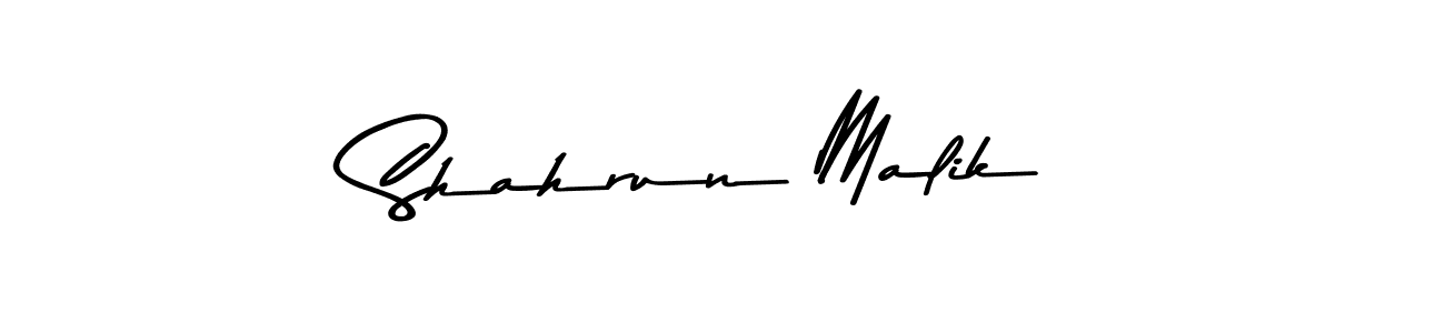 Use a signature maker to create a handwritten signature online. With this signature software, you can design (Asem Kandis PERSONAL USE) your own signature for name Shahrun Malik. Shahrun Malik signature style 9 images and pictures png