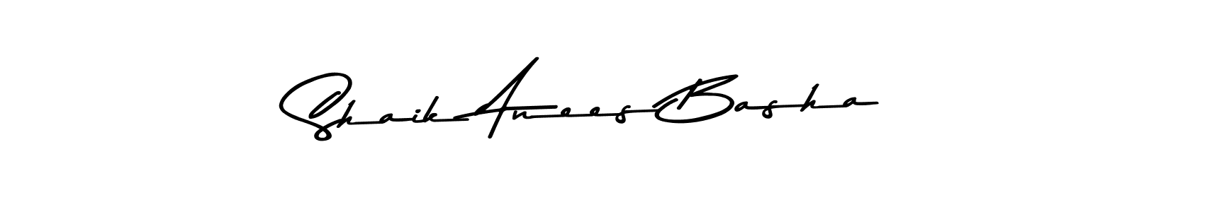 Create a beautiful signature design for name Shaik Anees Basha. With this signature (Asem Kandis PERSONAL USE) fonts, you can make a handwritten signature for free. Shaik Anees Basha signature style 9 images and pictures png