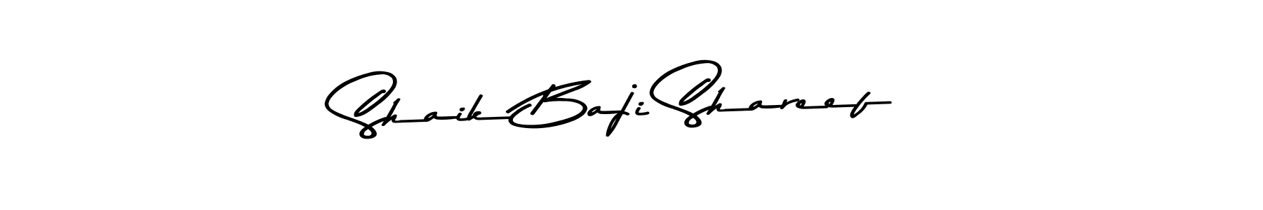 Design your own signature with our free online signature maker. With this signature software, you can create a handwritten (Asem Kandis PERSONAL USE) signature for name Shaik Baji Shareef. Shaik Baji Shareef signature style 9 images and pictures png