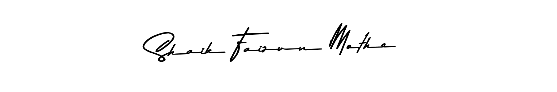 It looks lik you need a new signature style for name Shaik Faizun Mothe. Design unique handwritten (Asem Kandis PERSONAL USE) signature with our free signature maker in just a few clicks. Shaik Faizun Mothe signature style 9 images and pictures png