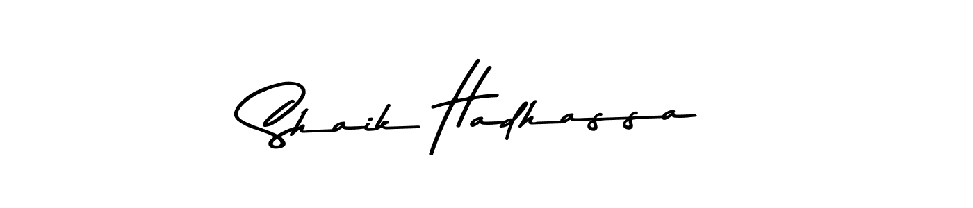 Make a beautiful signature design for name Shaik Hadhassa. Use this online signature maker to create a handwritten signature for free. Shaik Hadhassa signature style 9 images and pictures png