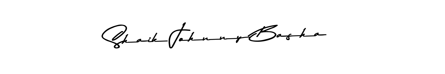 Design your own signature with our free online signature maker. With this signature software, you can create a handwritten (Asem Kandis PERSONAL USE) signature for name Shaik Johnny Basha. Shaik Johnny Basha signature style 9 images and pictures png