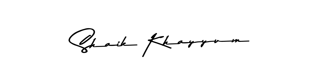 Also we have Shaik Khayyum name is the best signature style. Create professional handwritten signature collection using Asem Kandis PERSONAL USE autograph style. Shaik Khayyum signature style 9 images and pictures png